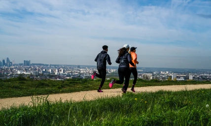 Trail running training in the city